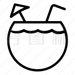 椰子饮料图标