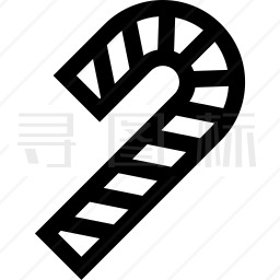 糖果手杖图标