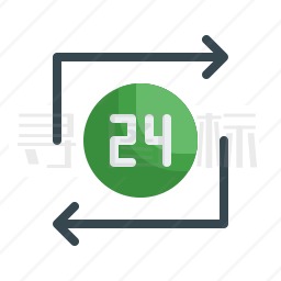 24小时图标