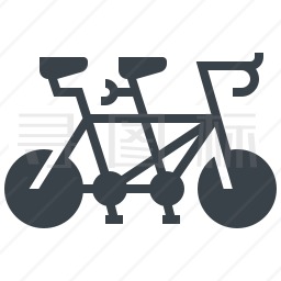 双人自行车图标