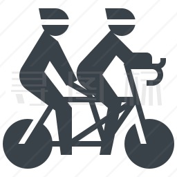 双人自行车图标