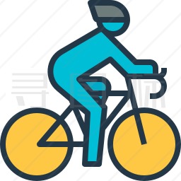 骑自行车图标