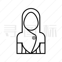 穆斯林女性图标