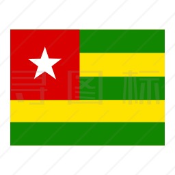 多哥国旗图标