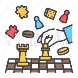 下国际象棋简笔画图片