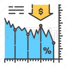 经济图表图标