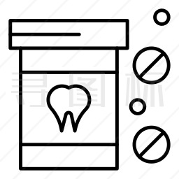 牙齿药物图标
