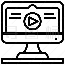 计算机视频图标