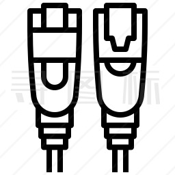 RJ45连接器图标