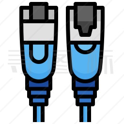 RJ45连接器图标