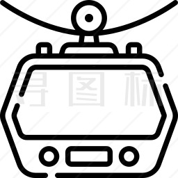 电缆车图标