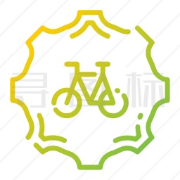 自行车徽章图标
