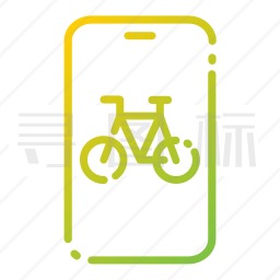 手机自行车图标