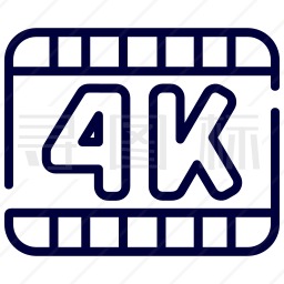 4K电影图标