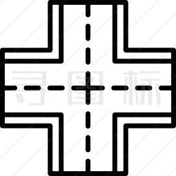 道路交叉口图标