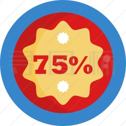 75%图标