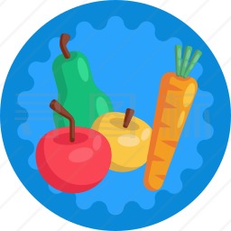 水果和蔬菜图标