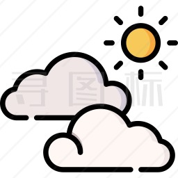云和太阳图标
