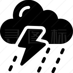 雷雨图标