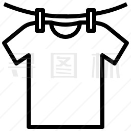 晾衣服图标