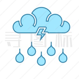 雷阵雨图标