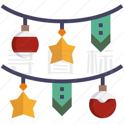 圣诞装饰品图标