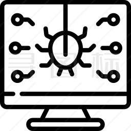 计算机病毒图标