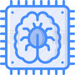 病毒芯片图标