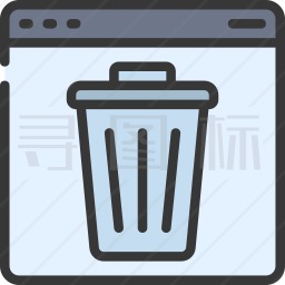 网页垃圾桶图标