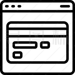 网页信用卡图标