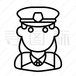 女警察图标