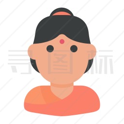 印度女人图标