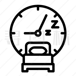 睡觉时间图标