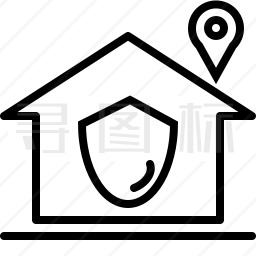 房子安全图标