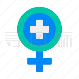 女性医疗图标