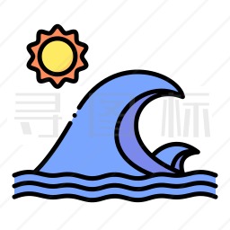 海浪图标