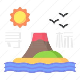 火山图标