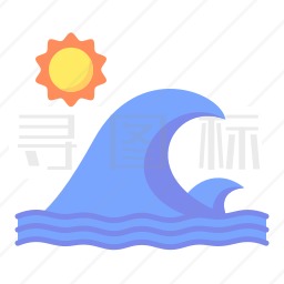 海浪图标