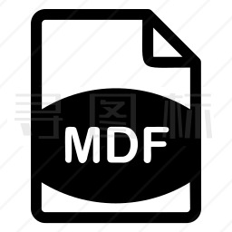 Mdf文件图标