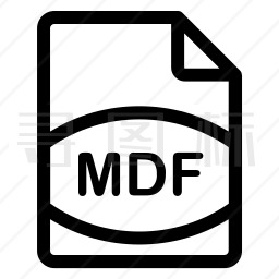 Mdf文件图标