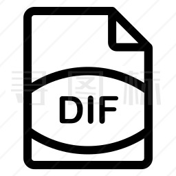 DIF文件图标