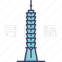 台北101大楼图标