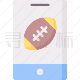 手机橄榄球图标
