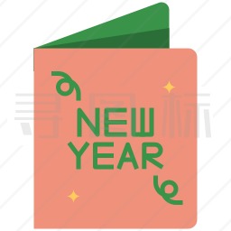 新年卡片图标