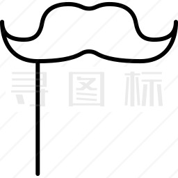 小胡子图标