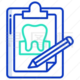 牙齿报告图标