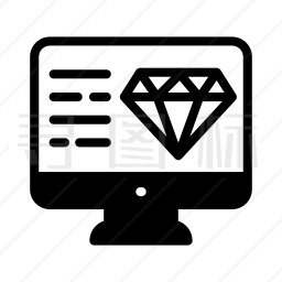 钻石信息图标