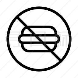 禁食汉堡图标