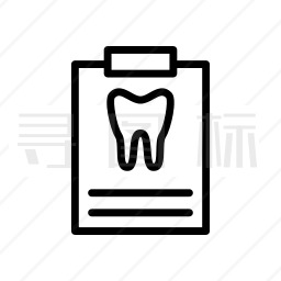 牙科报告图标