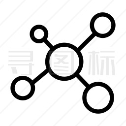 分子结构图标